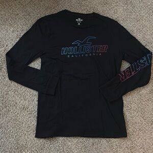 NWOT Hollister black long sleeve t shirt